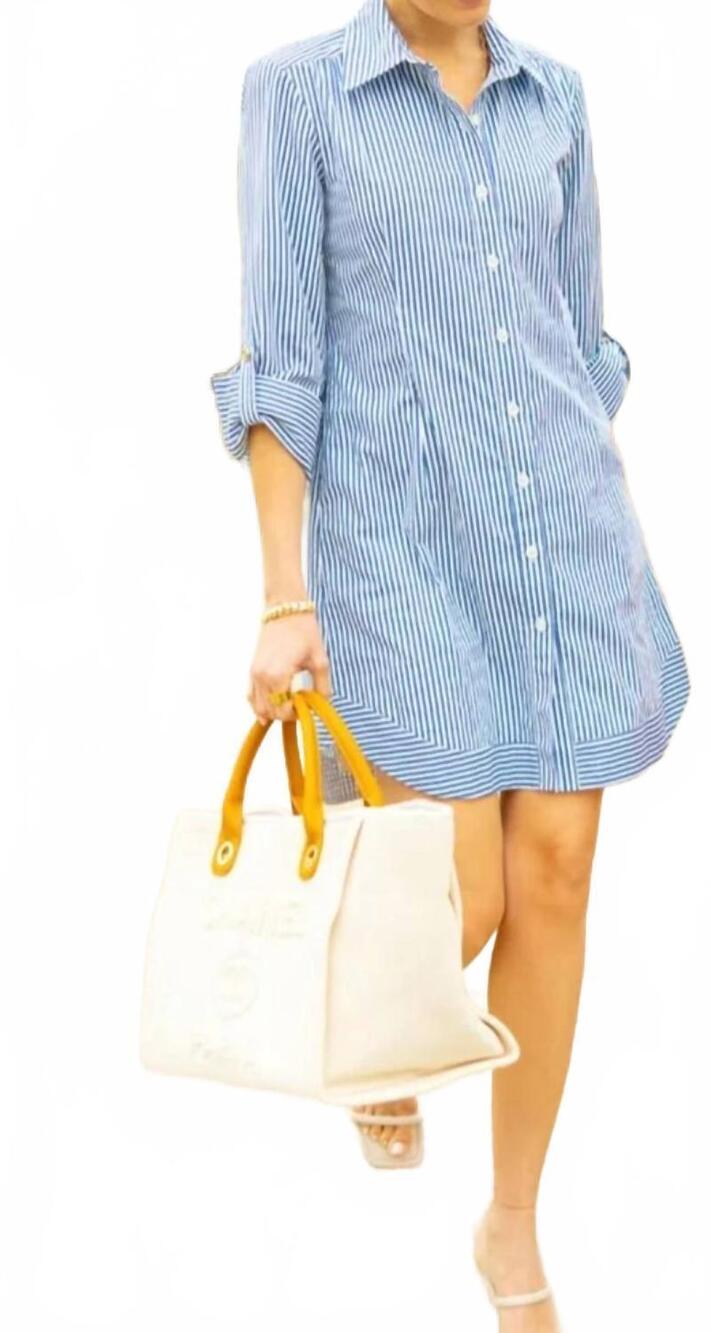 NEW IVY COAST margot dress in vista stripe